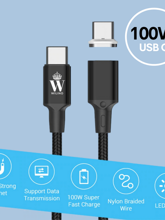 PD 100W Magnetic Charger