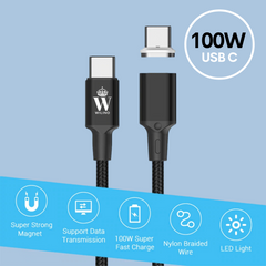 PD 100W Magnetic Charger