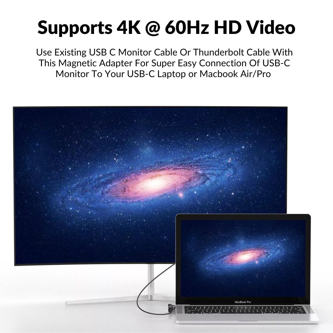 Magnetic Adapter For USB-C Laptop And Phones