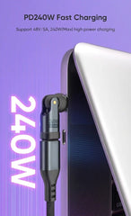 240W USB-C Magnetic Adapter 540° Rotation