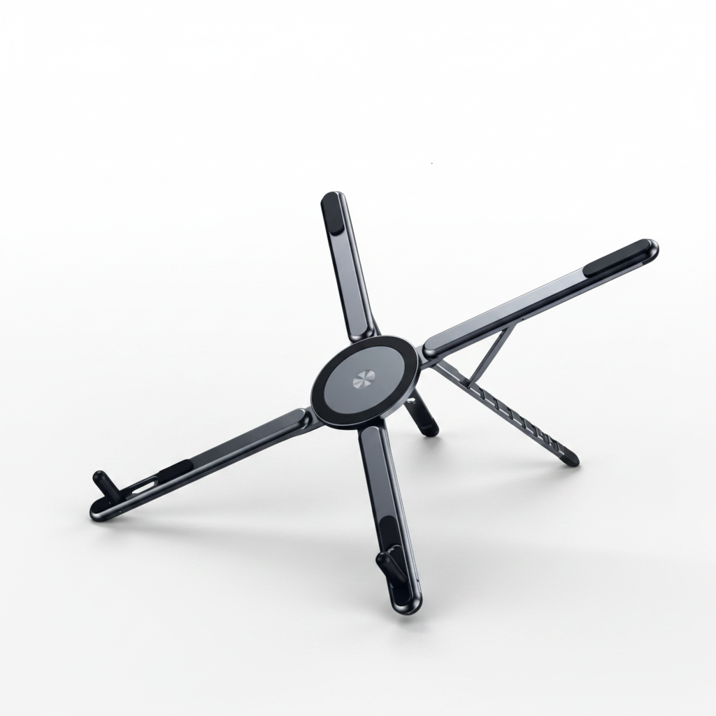Magnetic Phone Stand 4-in-1 | Foldable Tripod, Selfie Stick & Device Holder