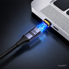 MagLink 100W USB 4 20Gbps Magnetic Charging Cable