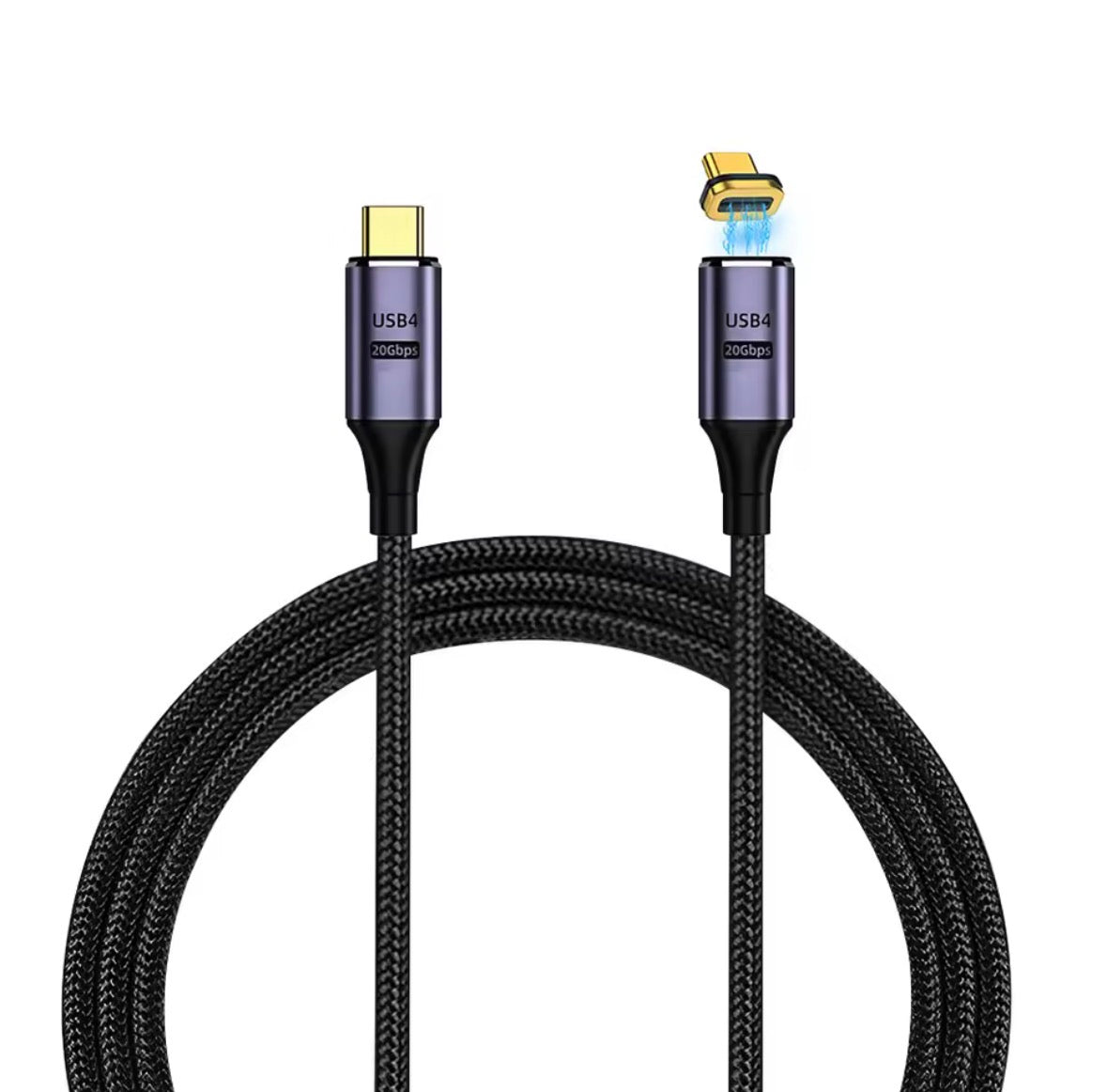 MagLink 100W USB 4 20Gbps Magnetic Charging Cable