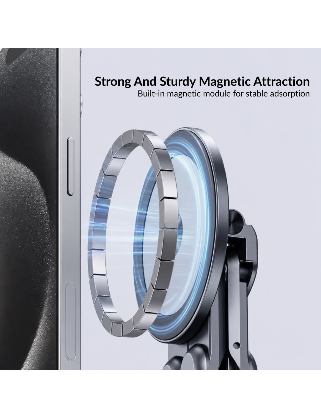 Magnetic Phone Stand 4-in-1 | Foldable Tripod, Selfie Stick & Device Holder