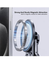 Magnetic Phone Stand 4-in-1 | Foldable Tripod, Selfie Stick & Device Holder