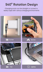 240W USB-C Magnetic Adapter 540° Rotation
