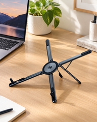 Magnetic Phone Stand 4-in-1 | Foldable Tripod, Selfie Stick & Device Holder