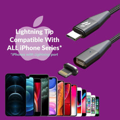 USB C to Lightning Magnetic Cable