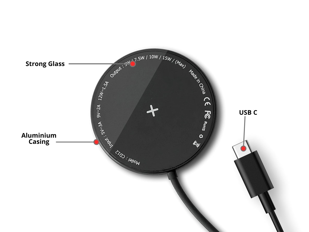 WILINO 15W Wireless Charger MagSafe Compatible